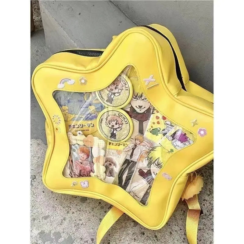 Star Window Ita Shoulder Bag – Kawaii Display Purse (Multiple Colors)