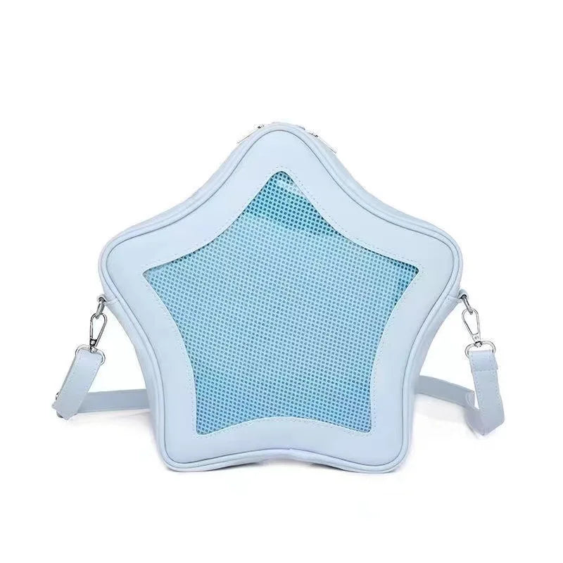 Star Window Ita Shoulder Bag – Kawaii Display Purse (Multiple Colors)