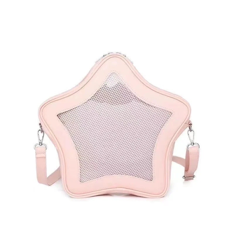 Star Window Ita Shoulder Bag – Kawaii Display Purse (Multiple Colors)