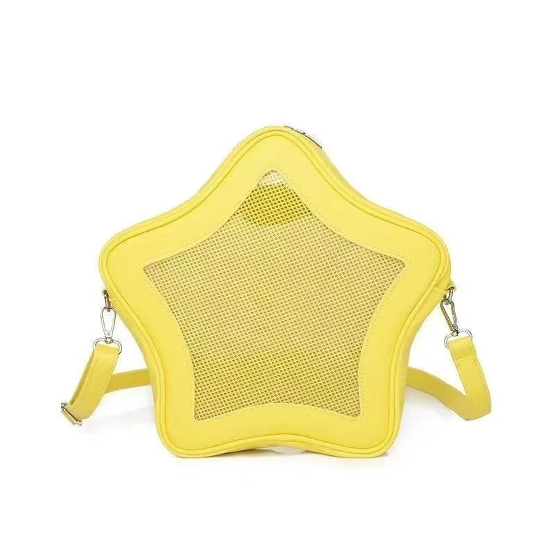 Star Window Ita Shoulder Bag – Kawaii Display Purse (Multiple Colors)