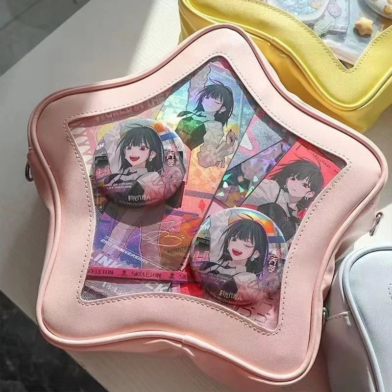 Star Window Ita Shoulder Bag – Kawaii Display Purse (Multiple Colors)
