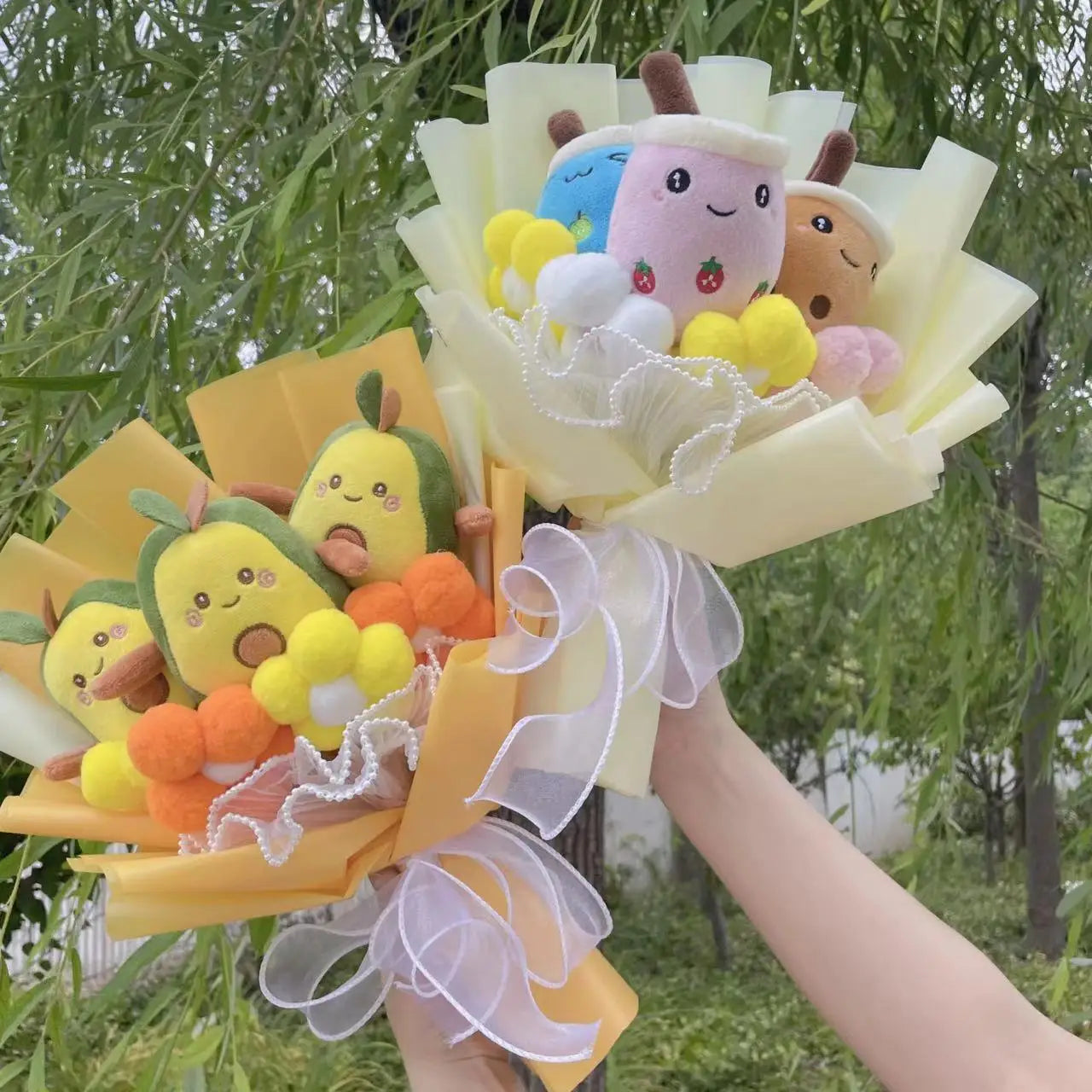 Avocado Sunshine Plushie Bouquet