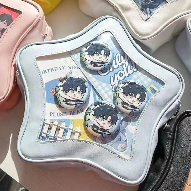 Star Window Ita Shoulder Bag – Kawaii Display Purse (Multiple Colors)