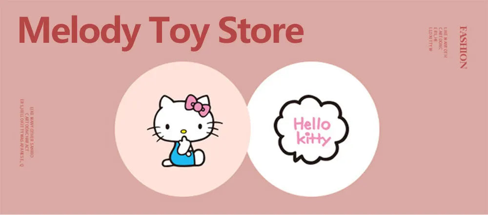 New 25CM Sanrio Plush Doll Toys kawaii Hello Kitty Kuromi Melody Cinnamoroll Soft Stuffed Plushie Toy Anime Toy Gift For Kids