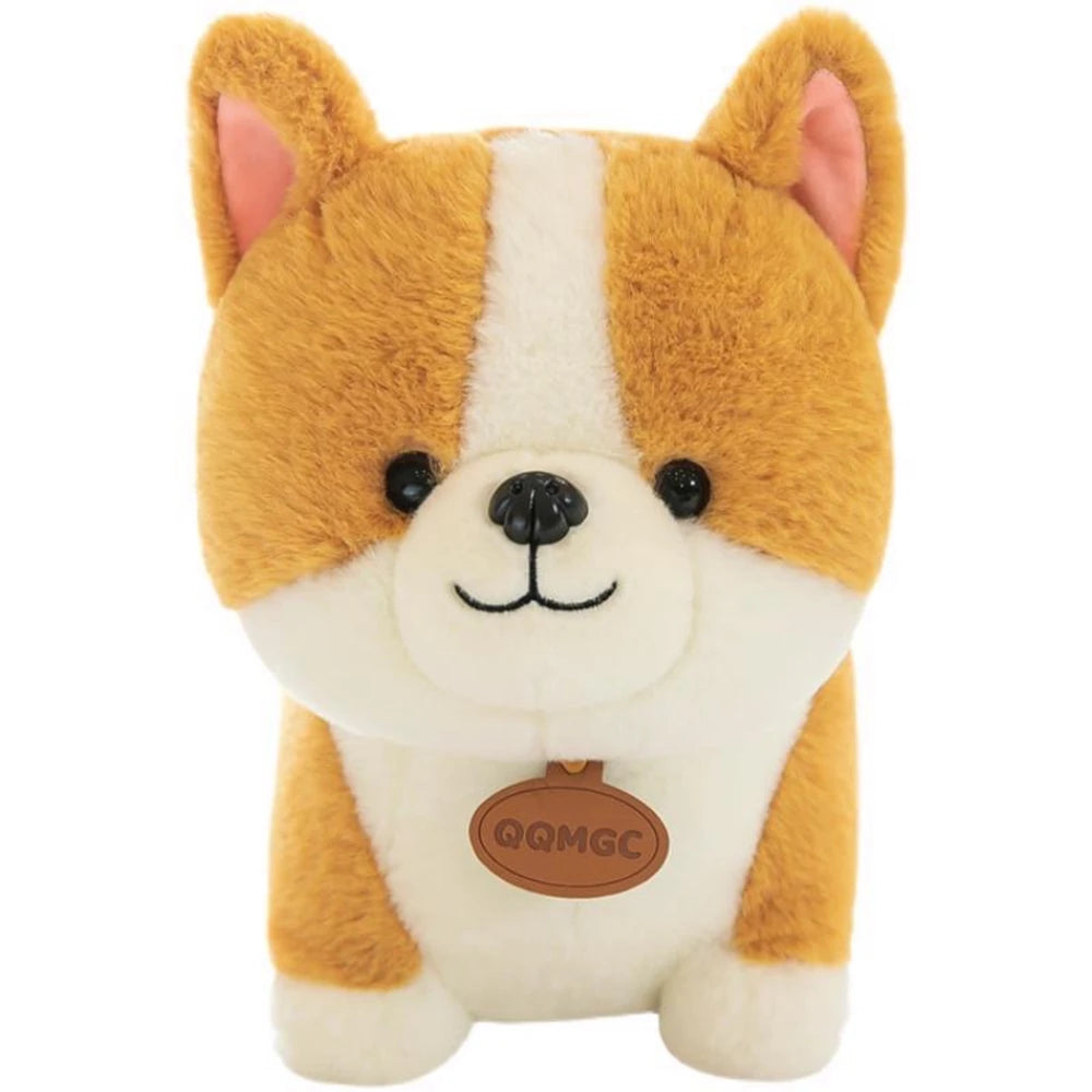Soft kawaii corgi dog plushie – stuffed animal toy for cuddling, decor, or gifting – Coco Kawaii