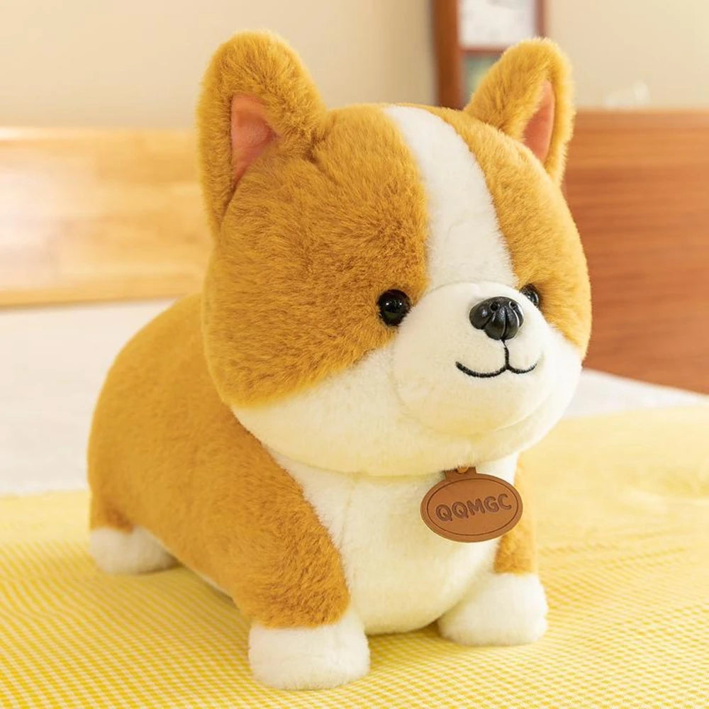 Soft kawaii corgi dog plushie – stuffed animal toy for decor or gift – Coco Kawaii