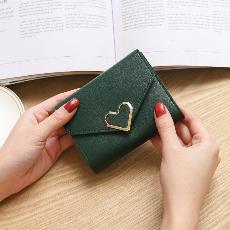 Heart Three Fold Wallet