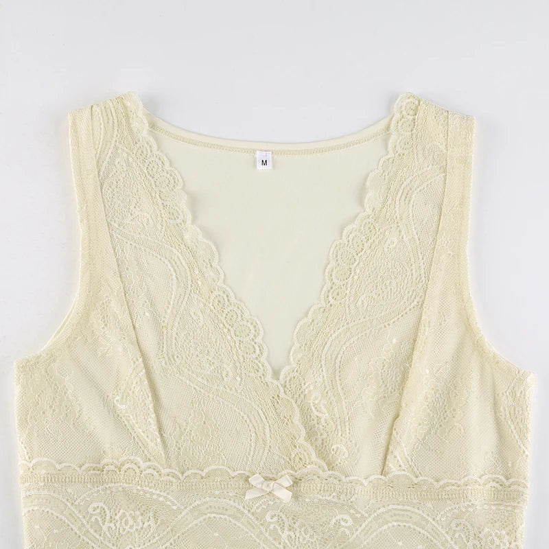 Lace V-Neck Blouse