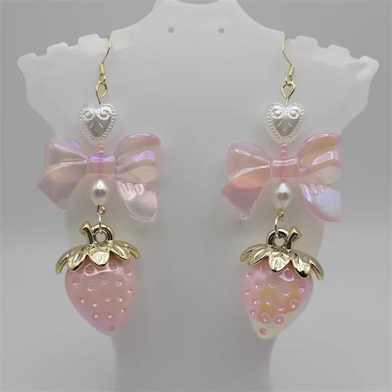 Kawaii Strawberry Dream Earrings