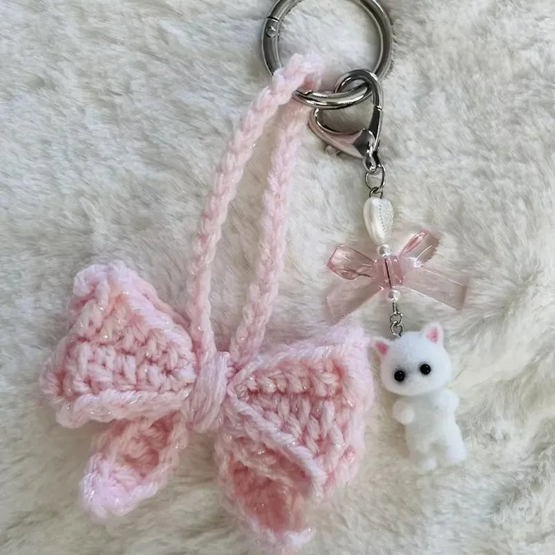 Fuzzy Kitty Keychain
