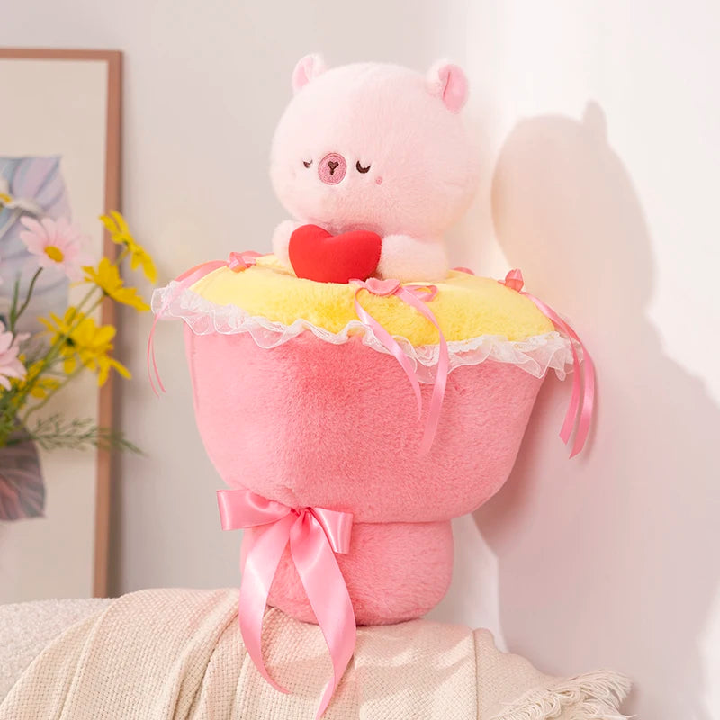 Animal Friend Bouquet Plushie
