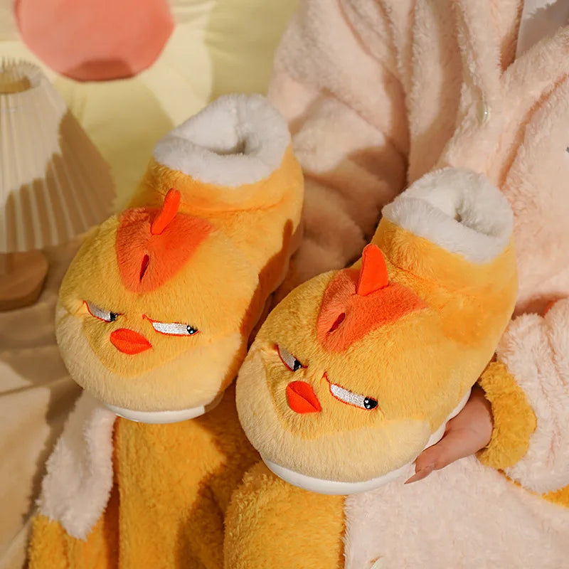 Side Eye Chicken Slippers