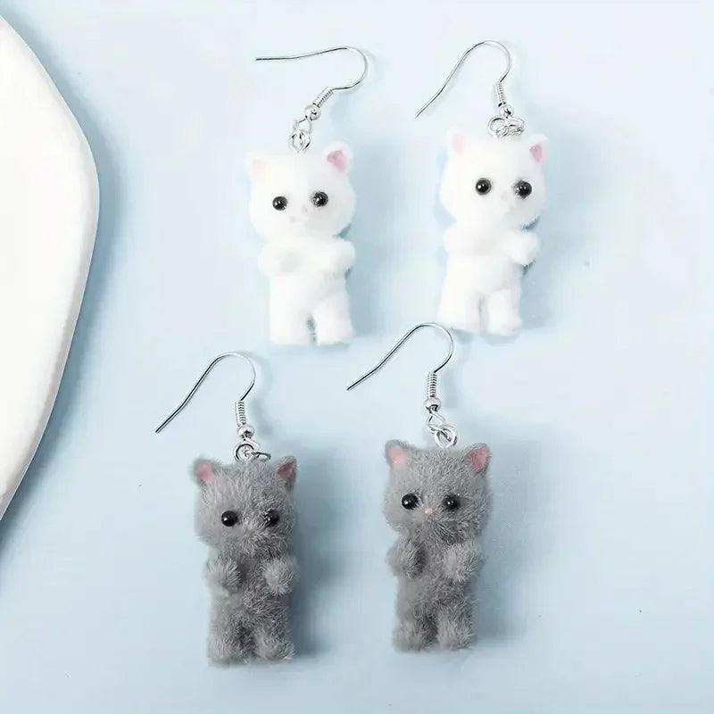 Fuzzy Kitty Earrings