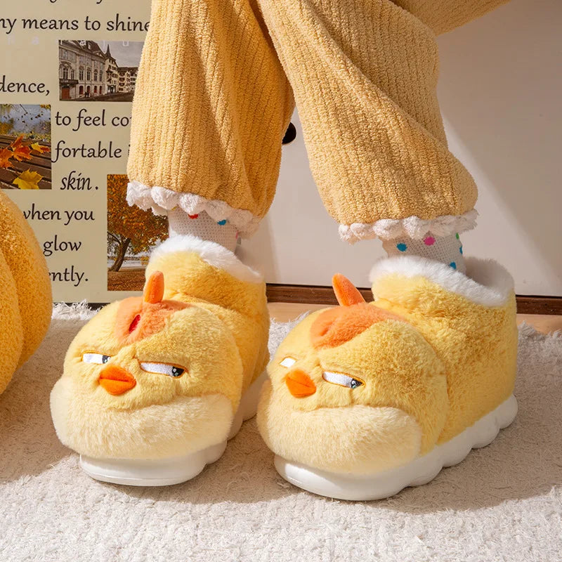 Side Eye Chicken Slippers