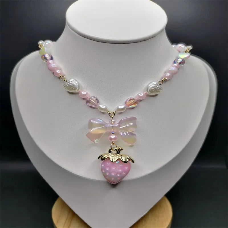 Kawaii Strawberry Dream Necklace