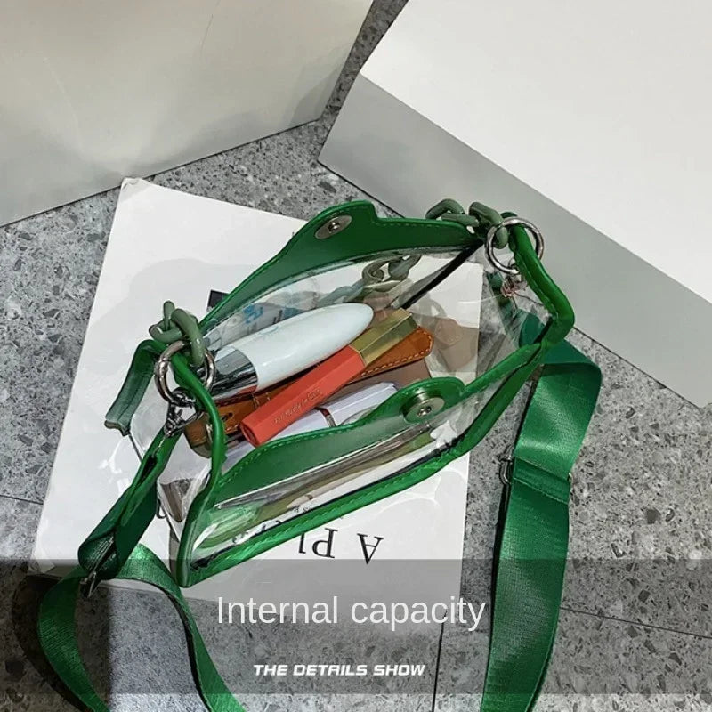 Crystal Clear Chain Crossbody