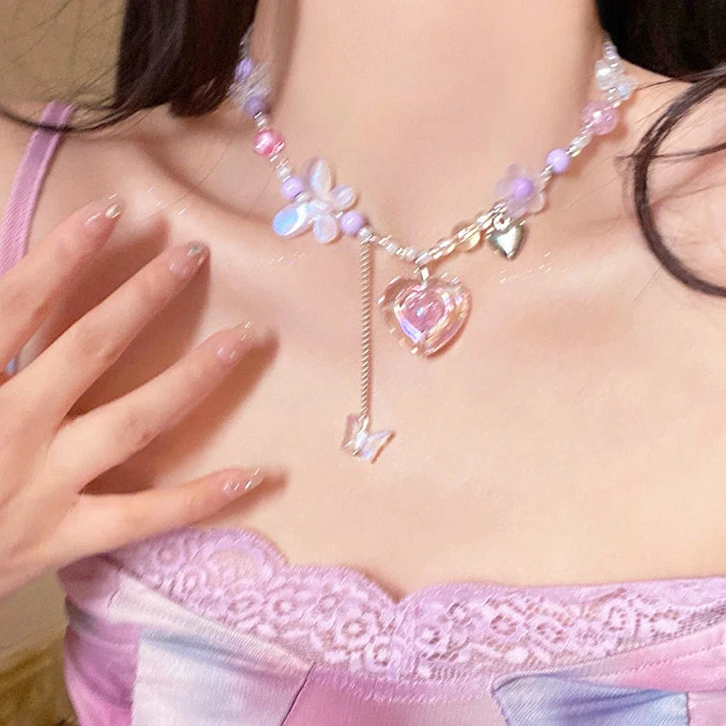 Y2K Beaded Necklace