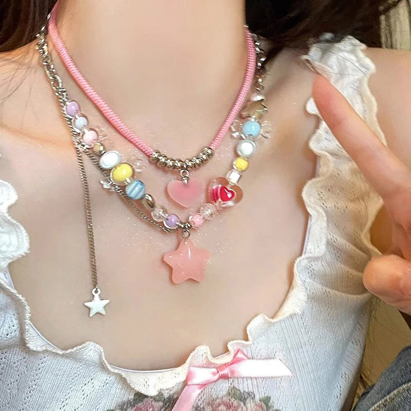 Y2K Beaded Necklace