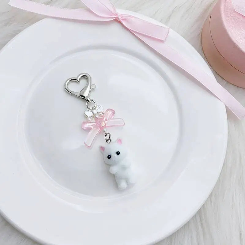 Fuzzy Kitty Keychain