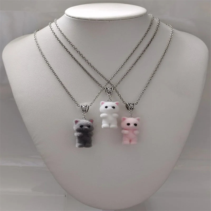 Fuzzy Kitty Necklace