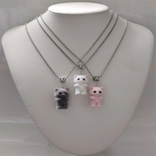 Fuzzy Kitty Necklace