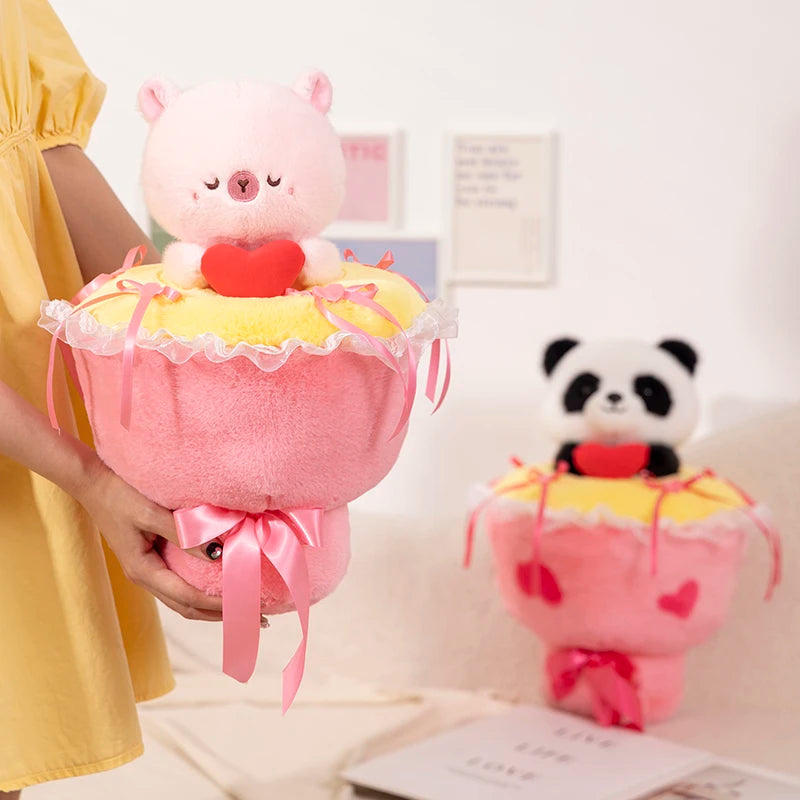 Animal Friend Bouquet Plushie