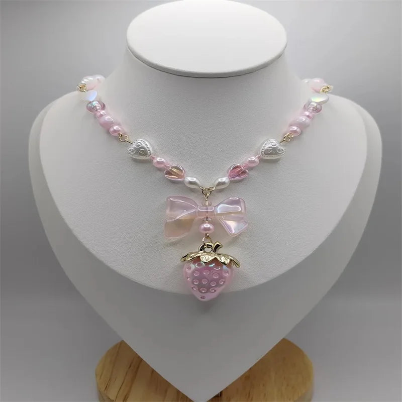 Kawaii Strawberry Dream Necklace