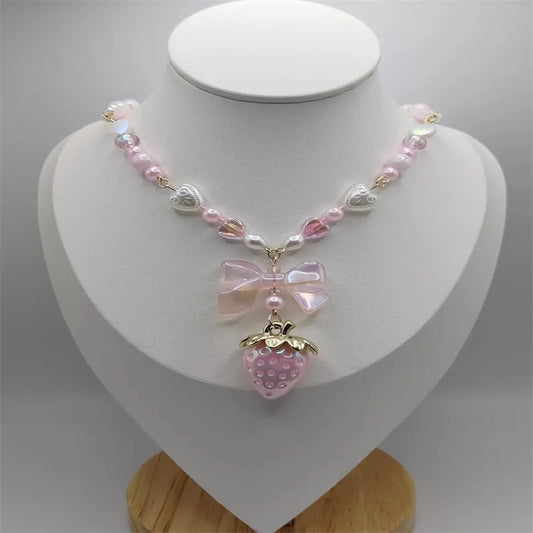 Kawaii Strawberry Dream Necklace