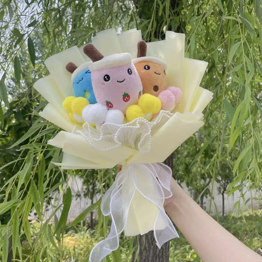 Bubble Tea Bliss Plushie Bouquet