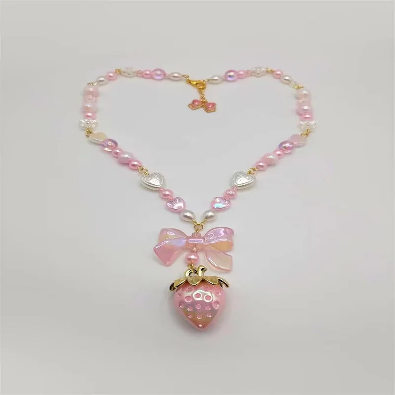 Kawaii Strawberry Dream Necklace