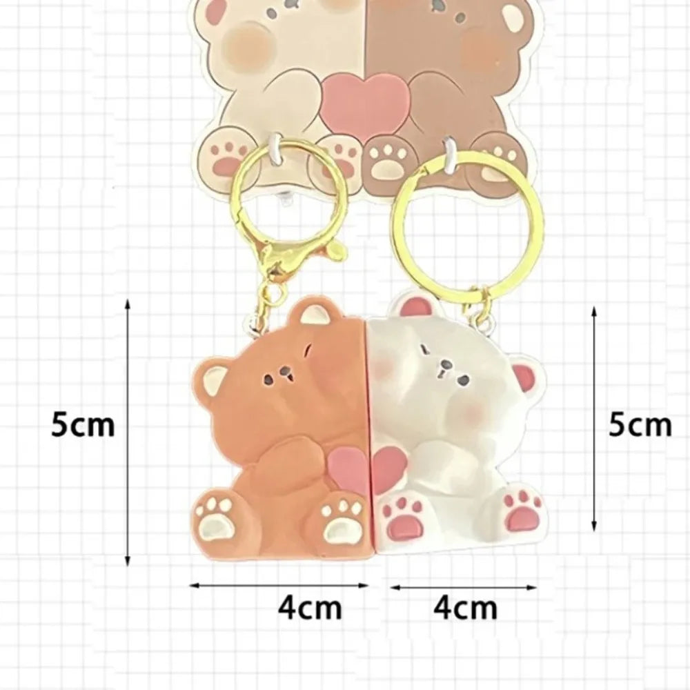 ONLY A FEW LEFT!!!! Magnetic Kawaii Friendship/Couples Keychain