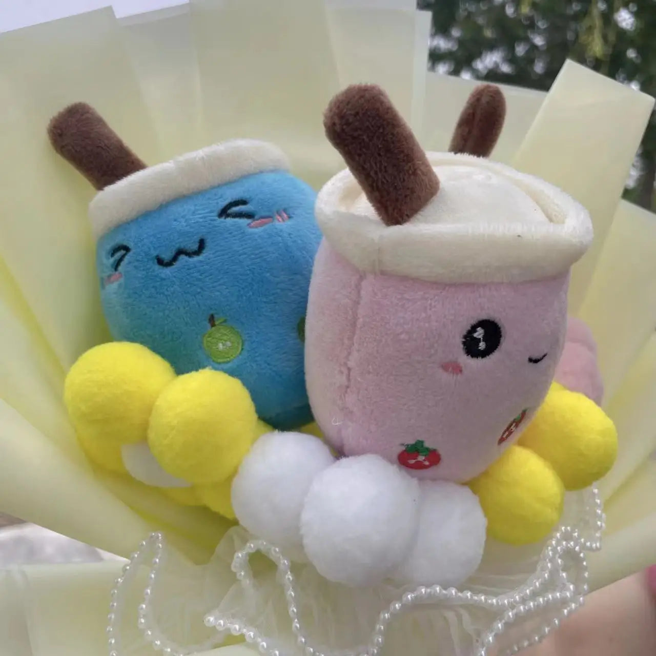 Bubble Tea Bliss Plushie Bouquet
