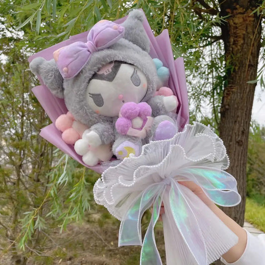 Purple Plushie Bouquet
