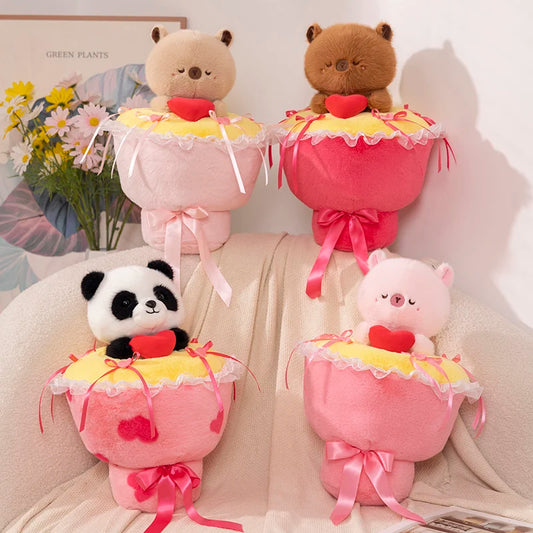 Animal Friend Bouquet Plushie