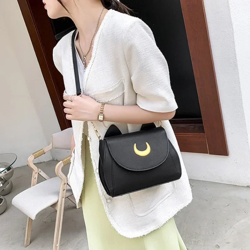 Cat Moon Purse