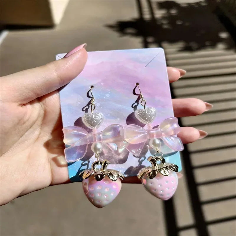 Kawaii Strawberry Dream Earrings