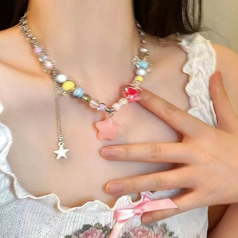 Y2K Beaded Necklace