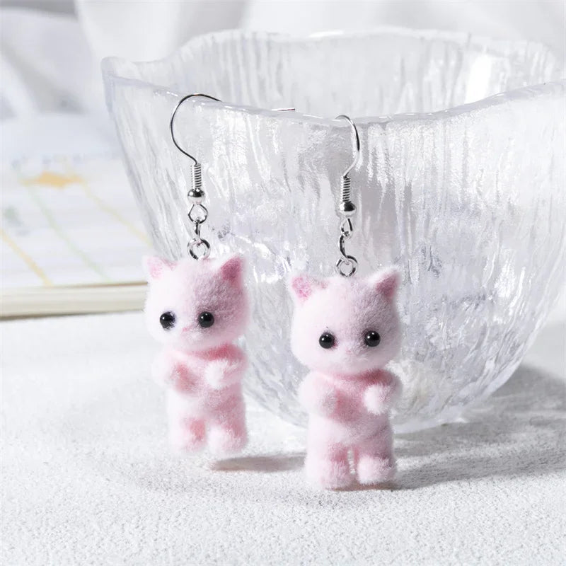 Fuzzy Kitty Earrings