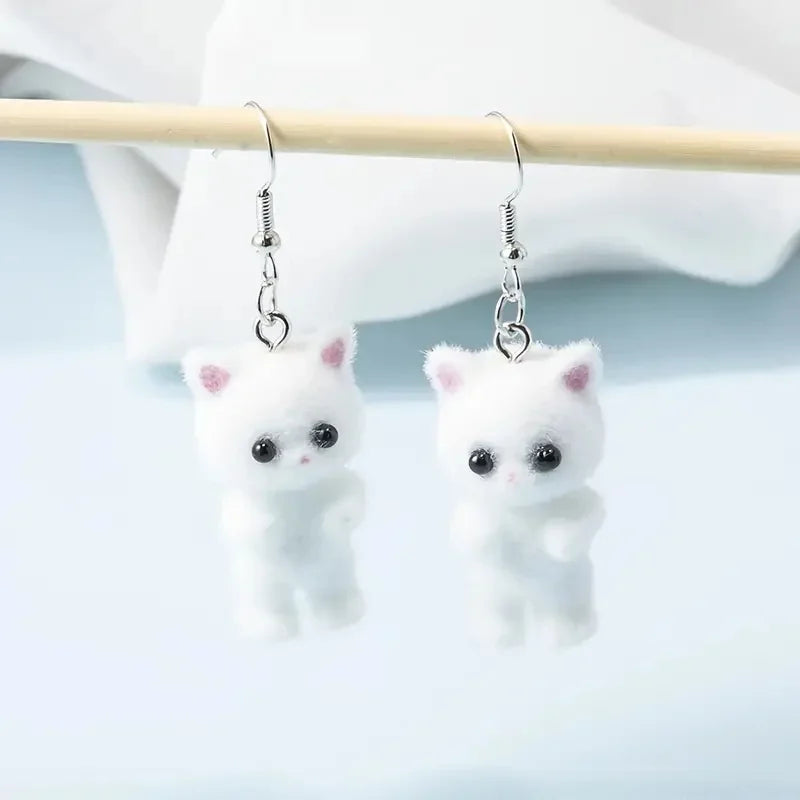 Fuzzy Kitty Earrings