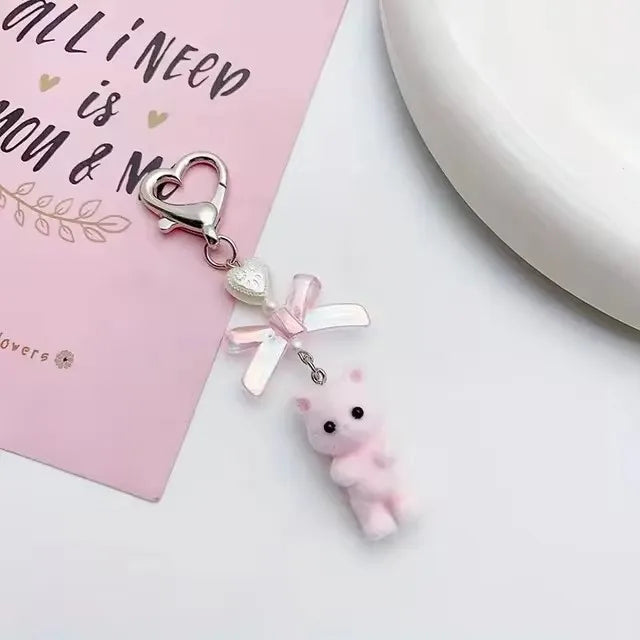 Fuzzy Kitty Keychain
