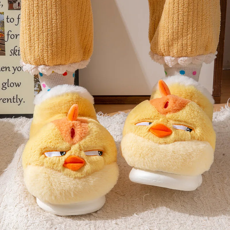 Side Eye Chicken Slippers