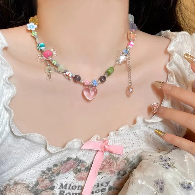 Y2K Beaded Necklace