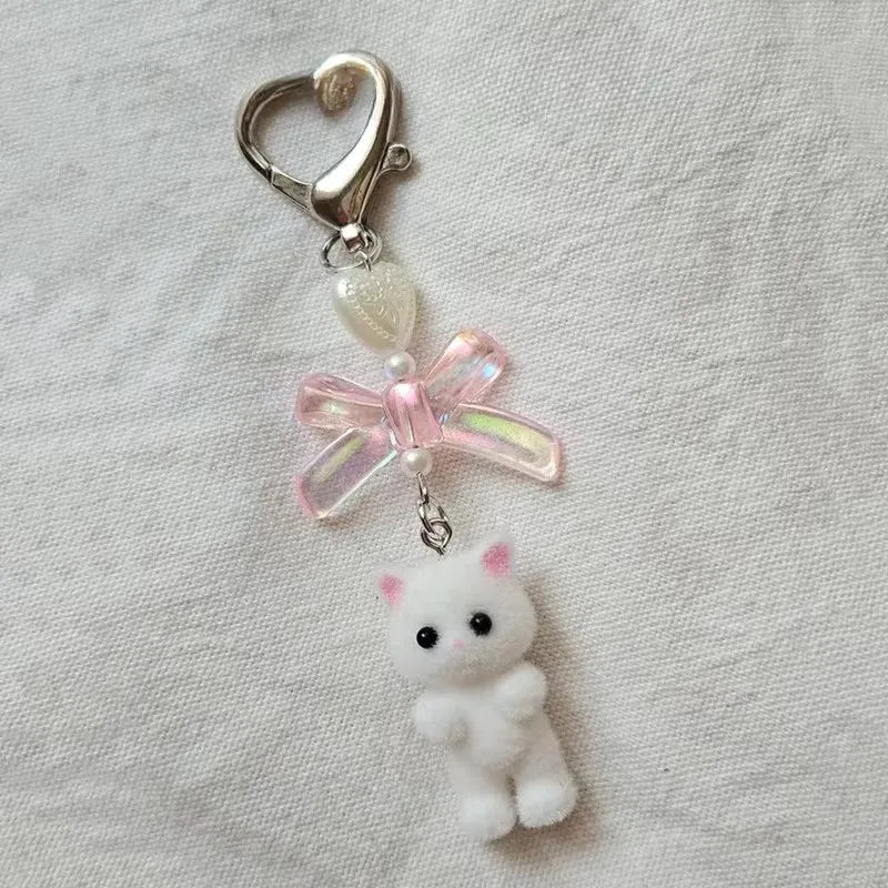 Fuzzy Kitty Keychain