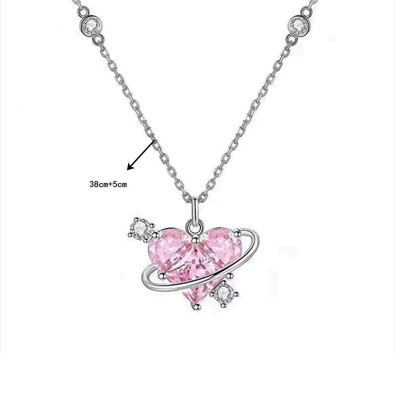 Heart Planet Necklace