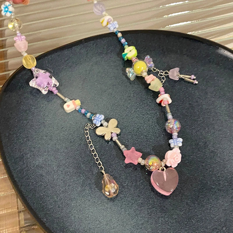 Y2K Beaded Necklace