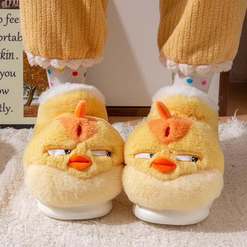 Side Eye Chicken Slippers